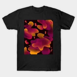 Liquid Magma Pattern T-Shirt